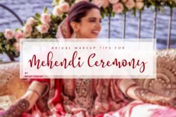 bridal makeuo tips for mehandi ceremony