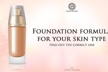Foundation formula for your skin