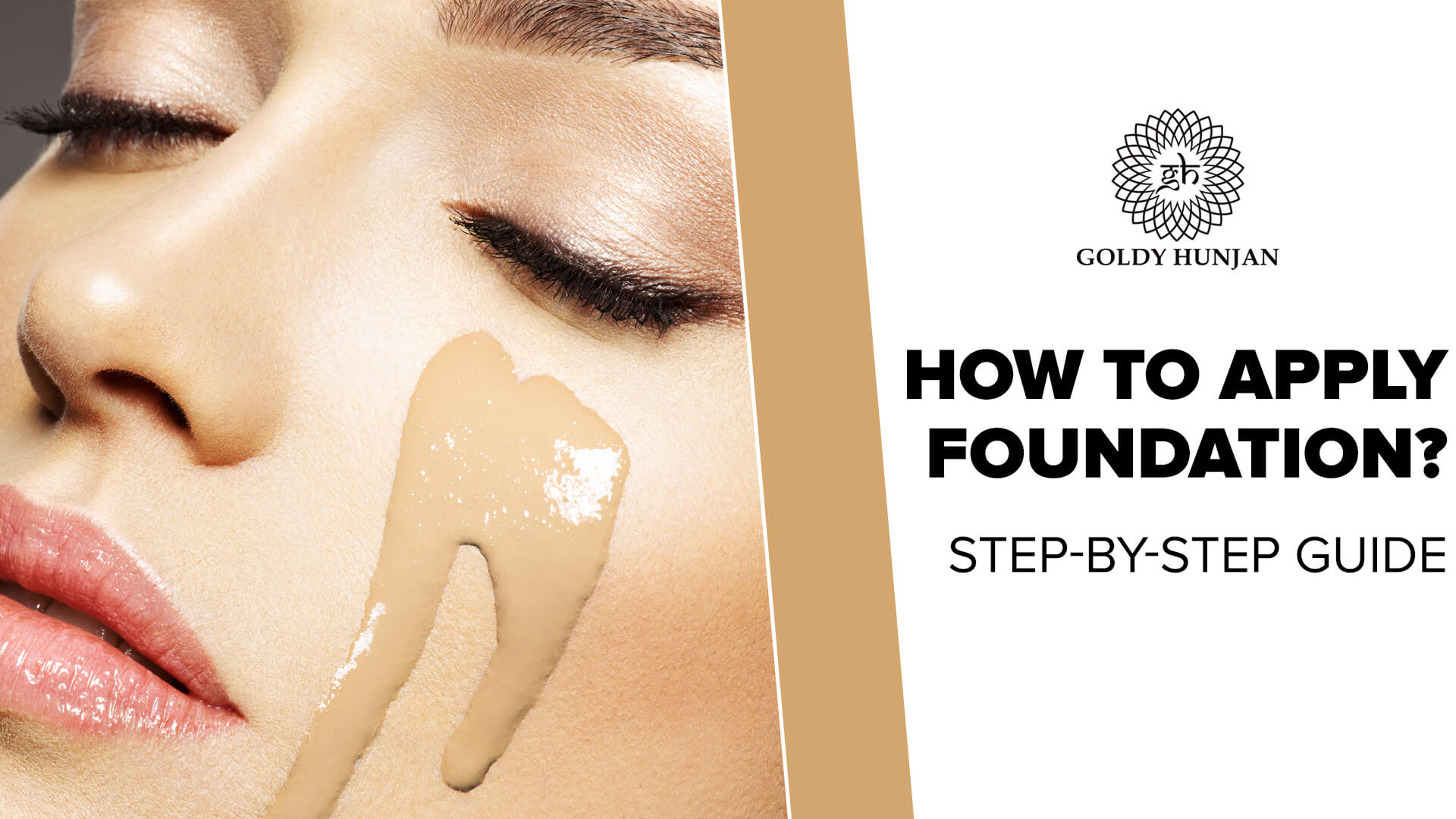 How to apply foundation