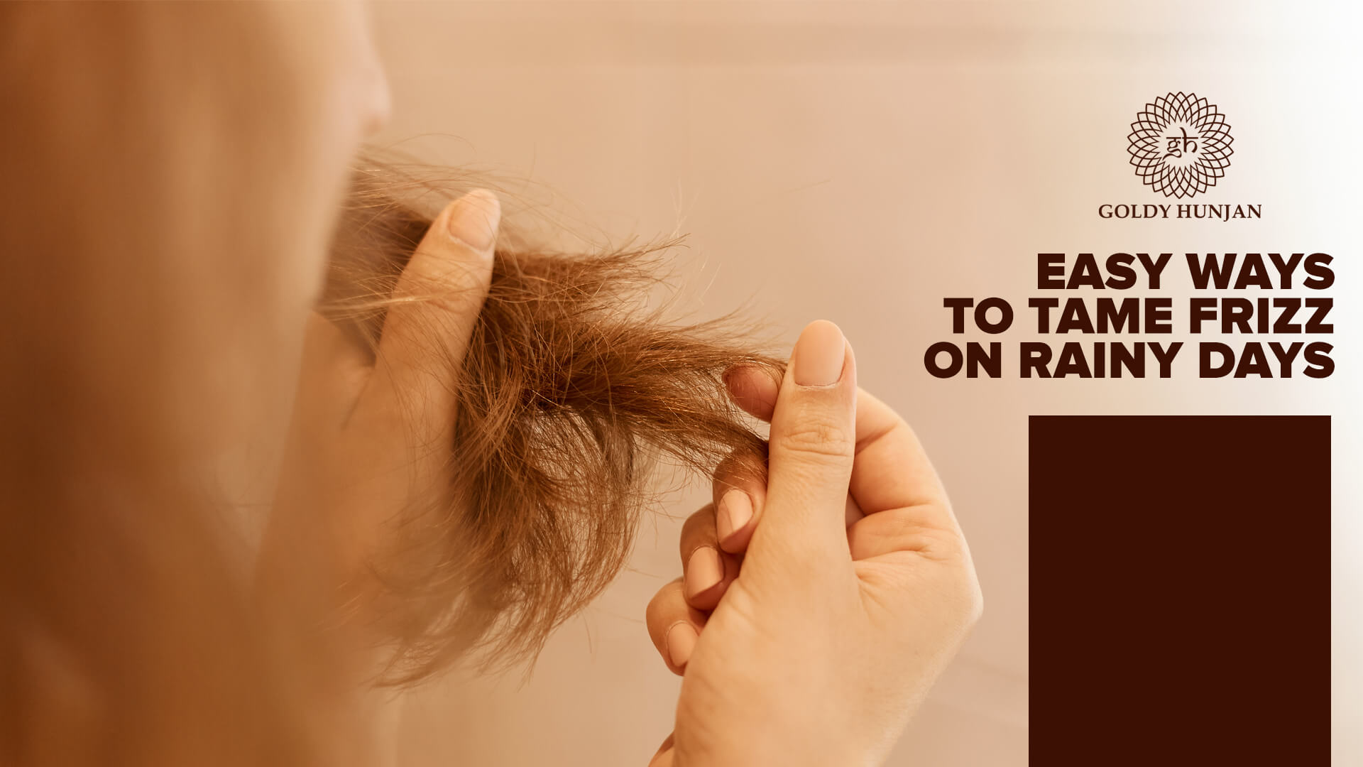 Easy ways to tame frizz on rainy days